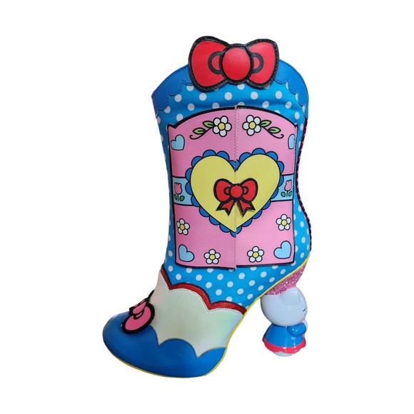 Irregular Choice Shoes Hello Kitty Sanrio Playing Dress Up Heels Size 10 - Picture 3 of 9